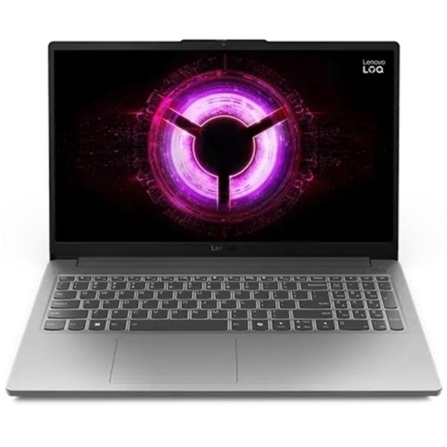 Notebook Gaming Lenovo LOQ 15ARP10E, cu procesor AMD Ryzen 7 170, 15.6'' IPS, 16 GB DDR5, SSD 512 GB, NVIDIA GeForce RTX 4050, 6 GB GDDR6, Fr OS