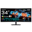 Monitor Consumer GIGABYTE MO34WQC36, 34", 3440 x 1440 pixeli, Black
