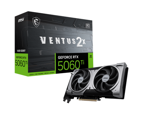 Placa video MSIGeForce RTX 5060 Ti, 16GB GDDR7, PCI Express x16 5.0, 128bit