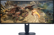 Monitor Gaming Alienware AW3425DWM, 34", 3440 x 1440 pixeli, Black, Blue, 3 ani Garantie