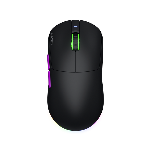 Mouse Gaming Wireless Hator Quasar 3 Ultra 8K Wireless, 30000 DPI, Negru