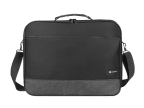 Geanta laptop Natec Impala 2, compatibilitate dimensiune laptop 17.3", 2 compartimente, material Polyester 600D, negru