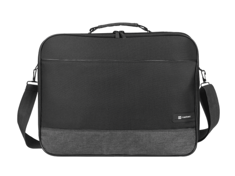 Geanta laptop Natec Impala 2, compatibilitate dimensiune laptop 14.1", 2 compartimente, material Polyester 600D, negru
