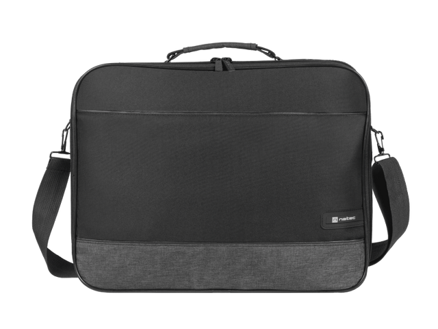 Geanta laptop Natec Impala 2, compatibilitate dimensiune laptop 14.1", 2 compartimente, material Polyester 600D, negru