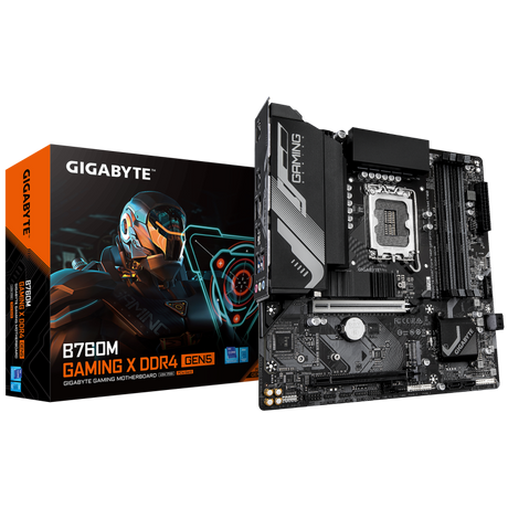 Placa de baza Gigabyte B760M GAMING X DDR4 GEN5, LGA 1700, DDR4, Micro-ATX