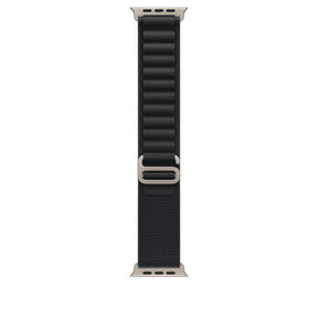 49mm Black Alpine Loop - Medium - Natural Titanium Finish