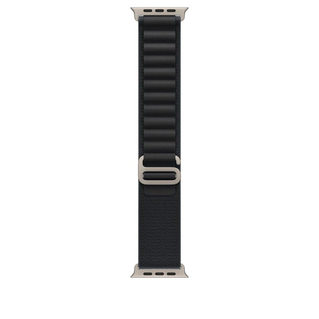 49mm Black Alpine Loop - Medium - Natural Titanium Finish