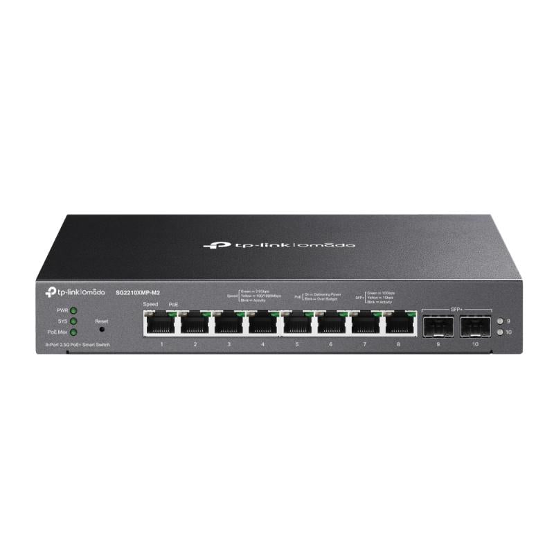Switch TP-Link SG2210XMP-M2, 10G+, 8 porturi, PoE