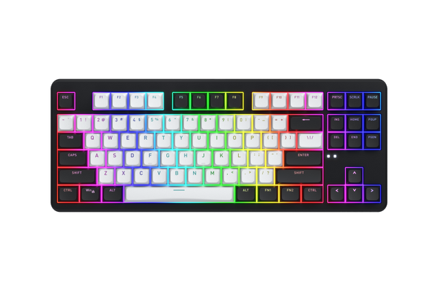Tastatura Mecanica Gaming HATOR Rockfall 3 TKL Wireless, RGB, Wireless, Negru