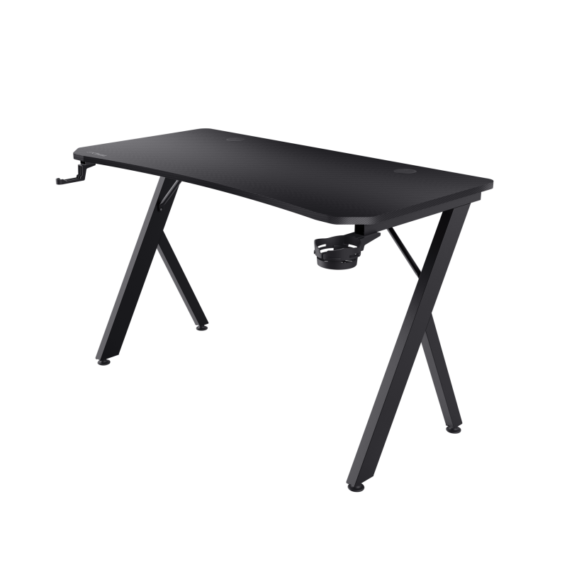 Birou gaming Trust GXT 700 Omnius, material ABS/PC, greutate maxima suportata 150kg, negru
