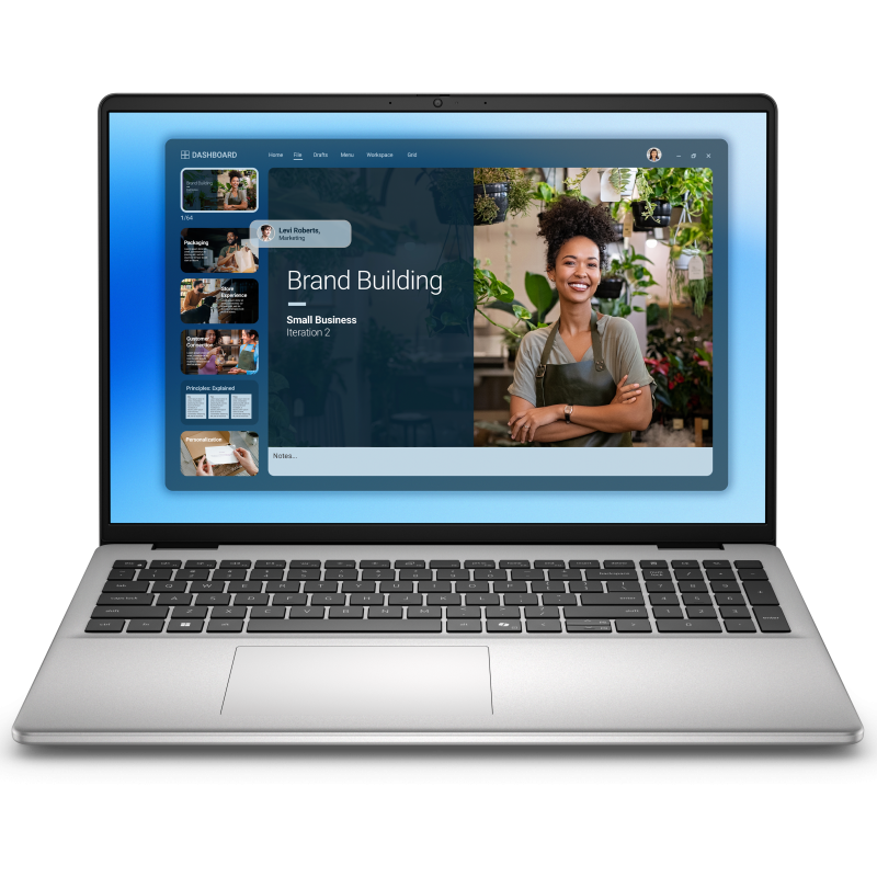 Laptop SMB DELL DC16251, cu procesor Intel Core 5 120U, 16'' WVA, 16 GB DDR5, 512 GB, Intel Graphics, Windows 11 Pro, 3 ani Garantie