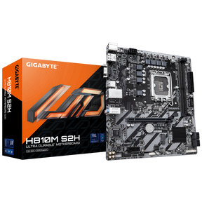 Placa de Baza GIGABYTE H810M S2H LGA1851, 2x DDR5, 1x HDMI 1x DP 1x D- Sub, 1x PCIE 4.0 x16 1x PCIE 3.0 x1, 1x M.2, 4x SATA 6GB/s, mATX