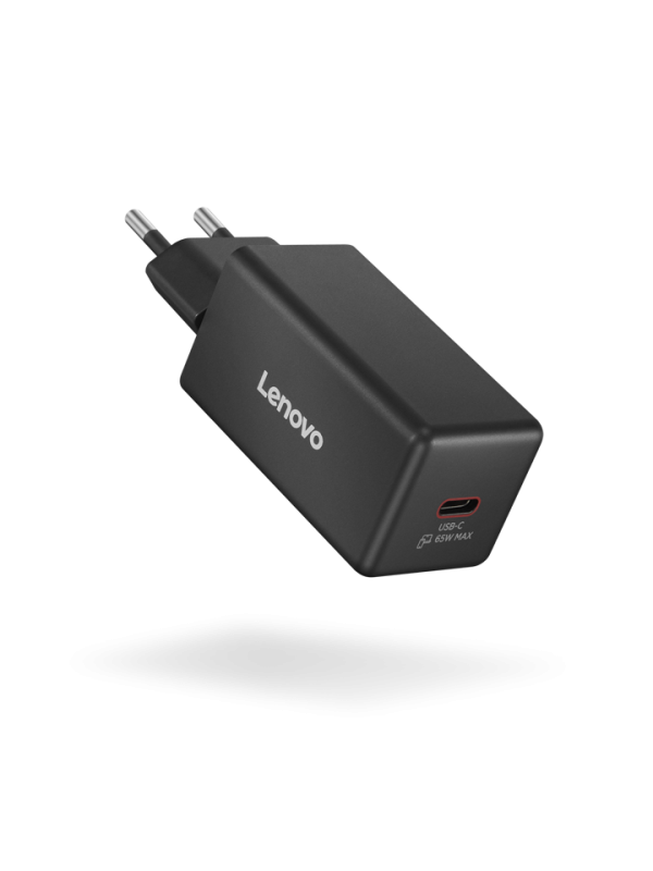 Incarcator Laptop Lenovo Mini GaN 65W, 65W, Negru, 1 an Garantie