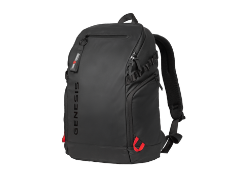 Rucsac laptop GENESIS PALLAD 420, compatibilitate dimensiuni laptop 15.6", total buzunare 6, capacitate 18 L, material Polyester 600D, negru