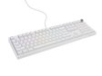 Tastatura gaming mecanica cu fir Genesis Thor 404, iluminare RGB, switch Linear, switch model Gateron Yellow Pro, numar taste 107, 11 butoane multimedia, lungime cablu 1.8m, dimensiuni 439 x 133 x 41 mm, alb