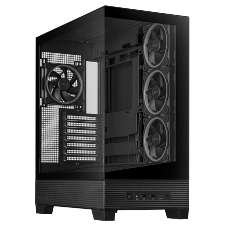 Carcasa ASUS A31 Plus TG ARGB, RGB, Mid Tower, Black