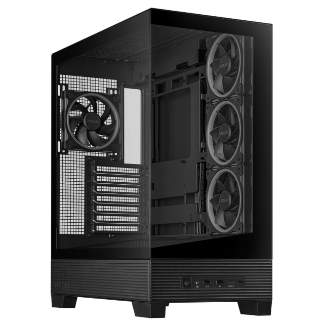 Carcasa ASUS A31 Plus TG ARGB, RGB, Mid Tower, Black