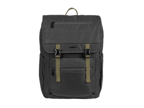 Rucsac laptop Natec Niala Hunter, compatibilitate dimensiune laptop 15.6", 4 compartimente, capacitate 18L, material 100% recycled p olyester, negru/verde
