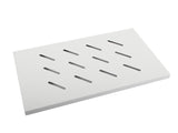 Poliță fixă 19" 1U / 486x270 mm,  max. 120 kg, gri