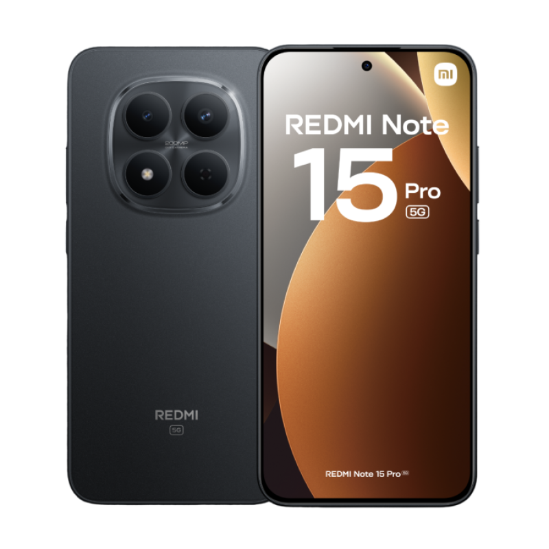 Telefon XIAOMI Note 15 Pro 5G, Dual SIM, 12 GB RAM, 512 GB, 5G, Negru