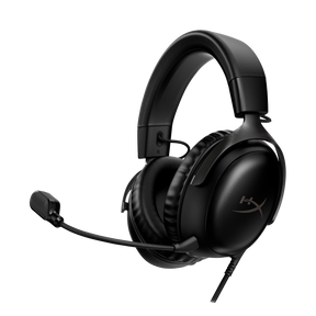 Casti gaming HyperX Cloud III Black, DTS Headphone:X Spatial Audio, drivere 53mm, microfon detasabil cu metal mesh, noise cancelling si indicator LED, jack 3,5mm/USB-C/USB-A, cupe cu spuma cu memorie, multiplatforma, negru
