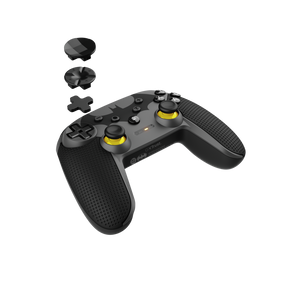 Controller wireless Trust GXT 542BM Muta, conectivitate bluetooth sau port USB-A pentru conexiune wireless, port USB-C pentru conexiune prin fir, negru
