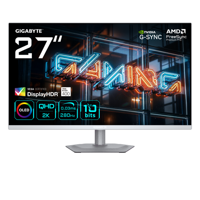 Monitor Gaming GIGABYTE MO27Q2A ICE, 27", 2560 x 1440 pixeli, Black