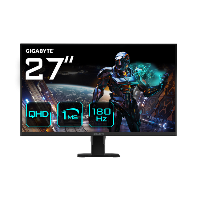 Monitor Commercial Gigabyte GS27QA, 27", 2560 x 1440 pixeli, Black, 3 ani Garantie