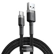 Baseus CATKLF-CG1 USB Type-A to C Cable Cable (100W, 2m)  Black