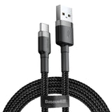 Baseus CATKLF-CG1 USB Type-A to C Cable Cable (100W, 2m)  Black