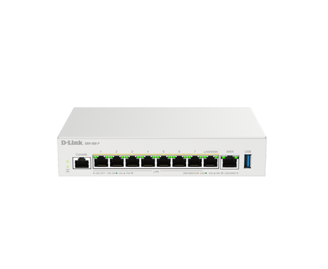DLINK PoE Unified Services Router PoE Unified Services Router 8 x 2.5GE PoE LAN & 1 x 2.5GE