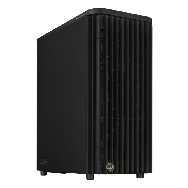 Carcasa ASUS ProArt PA401 Wood METAL PWM, RGB, Mid Tower, Black