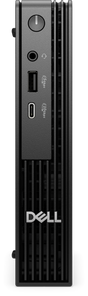 Dell Pro Micro (QCM1255), desktop micro chassis with TPM, 65W AC Adapter, ENERGY STAR Qualified, EPEAT Gold with Climate+, AMD Ryzen 5 8500GE processor (6 cores, up to 5.0 GHz), 16GB: 1 x 16 GB, DDR5, up to 4800 MT/s, non-ECC, 512GB SSD, No Additional Video Ports, No PCIe add-in card, MediaTek Wi-Fi