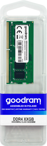 Memorie RAM Notebook Goodram GR3200S464L22S/16G, 16GB, DDR4, 3200MHz, CL22