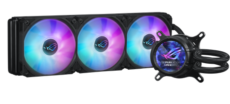Cooler CPU ASUS ROG Strix LC III 360 ARGB LCD BLACK 3x Fan Slots 120mm, Speed: 800-2200 RPM, 36dB, Intel: LGA 1700, 1200, 115x, AMD: AM5,AM4