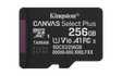Card de Memorie MicroSDXC Kingston,256GB,Canvas Select Plus,Fara Adaptor