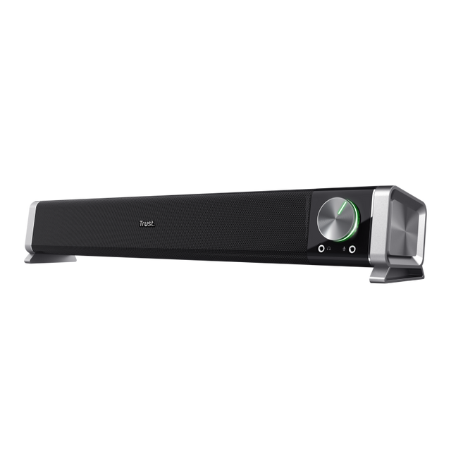 Soundbar Trust Asto, putere maxima 12W, frecventa raspuns 20 Hz, 20.000 Hz, negru