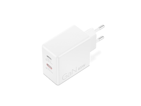 Incarcator Laptop Lenovo Dual USB-C 65W GaN Power, 65W, Alb, 1 an Garantie