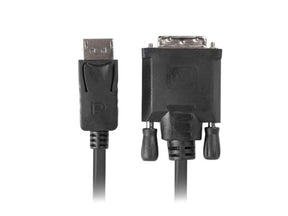 Cablu DisplayPort(M) v1.2  DVI-D(M)(24+1) 1,8 m negru Dual Link