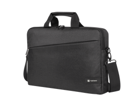 Geanta laptop Natec Beira, compatibilitate dimensiune laptop 15.6"-16", 1 compartiment, material Polyester 300D, negru