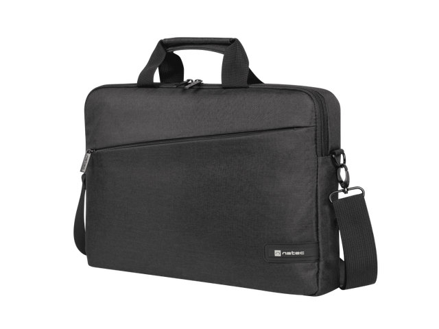 Geanta laptop Natec Beira, compatibilitate dimensiune laptop 15.6"-16", 1 compartiment, material Polyester 300D, negru