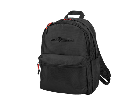 Rucsac laptop GENESIS PALLAD 200, compatibilitate dimensiuni laptop 14.1", total buzunare 6, capacitate 19 L, material Polyester 1680D, negru