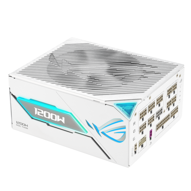 Sursa ASUS ROG THOR 1200P3 WHITE GAMING, 80+ Platinum, RGB, 1200W