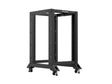 Rack deschis 19" 18U, 600x800, negru