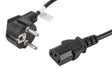 Cablu alimentare CEE 7/7  IEC 320 C13 1,8 m VDE negru