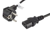 Cablu alimentare CEE 7/7  IEC 320 C13 1,8 m VDE negru
