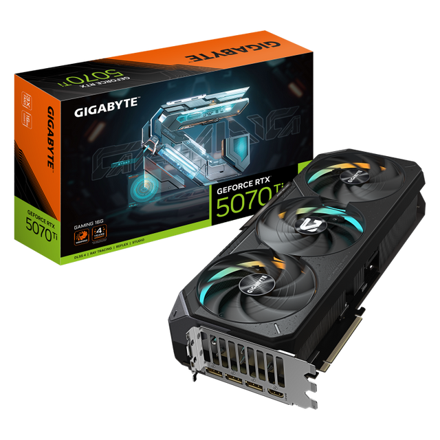Placa video Gigabyte GeForce RTX 5070 Ti GAMING, 16GB GDDR7, PCI Express 5.0, 256-bit