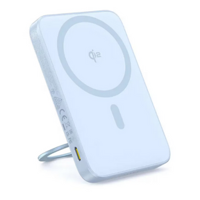 Baterie externa Baseus PicoGo Qi2 Magnetic, 5000mAh, PD 20W, 1 x USB Type-C, incarcare wireless Qi2 15W, prindere magnetica Iphone, include cablu USB Type-C la USB Type-C 30cm, albastru