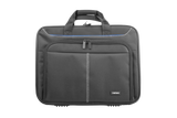 Geanta laptop Natec Doberman, compatibilitate dimensiune laptop 17.3", 2 compartimente, material Polyester 600D, negru