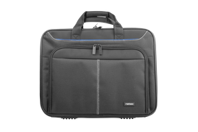 Geanta laptop Natec Doberman, compatibilitate dimensiune laptop 17.3", 2 compartimente, material Polyester 600D, negru